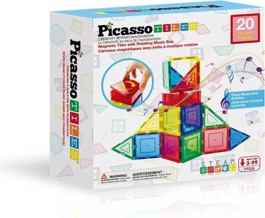 PICASSO Musical 20 pezzi, mattoncini magnetici