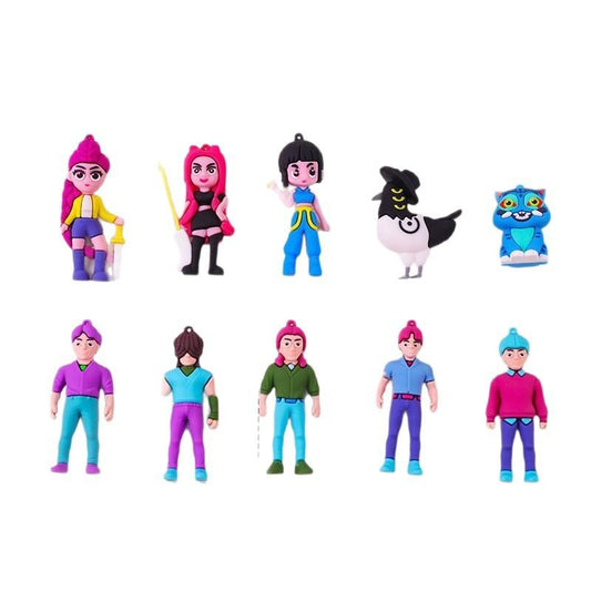 Nuovo KPOP Demon Hunter Girl Group Serie di Figure