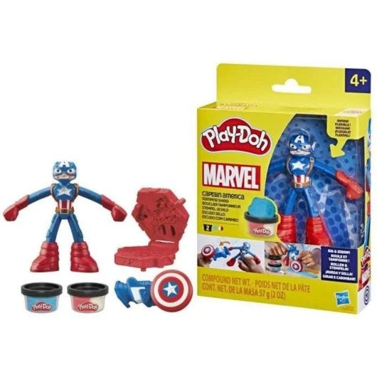 Play-doh marvel – action figure play-doh marvel assortite