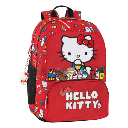 Zaino Scuola Organizzato Hello Kitty