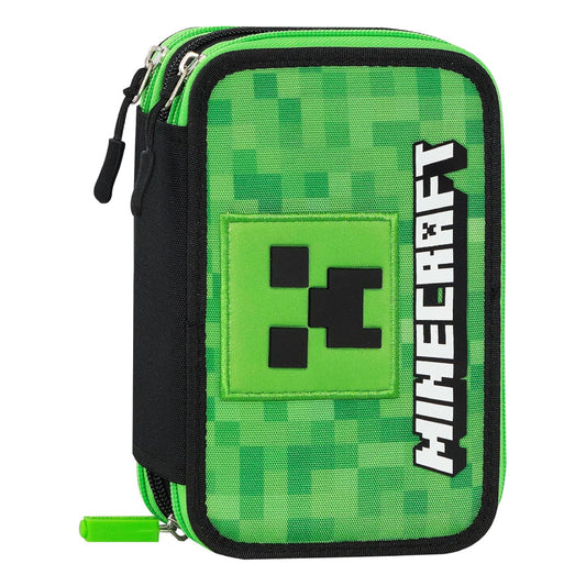 Astuccio 3 Zip Pixel Minecraft