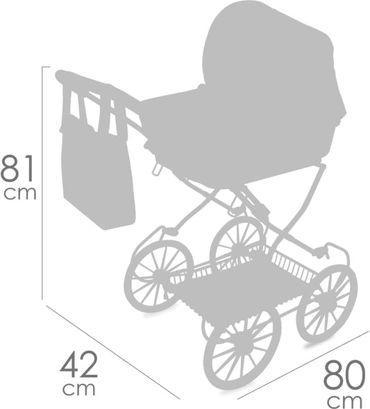 Carrello per Bambole Verona Pieghevole Caverne 80078
