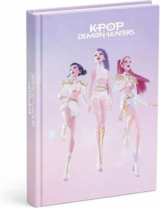 K-POP Demon Hunters Diario DATATO Copertina Rigida Rosa Lilla Pastello – Notebook da Collezione con le HUNTR/X – Regalo per Fan K-Pop, Ragazze, Adolescenti