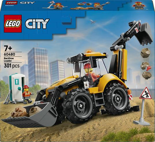 LEGO City (60480). Scavatrice da cantiere gialla
