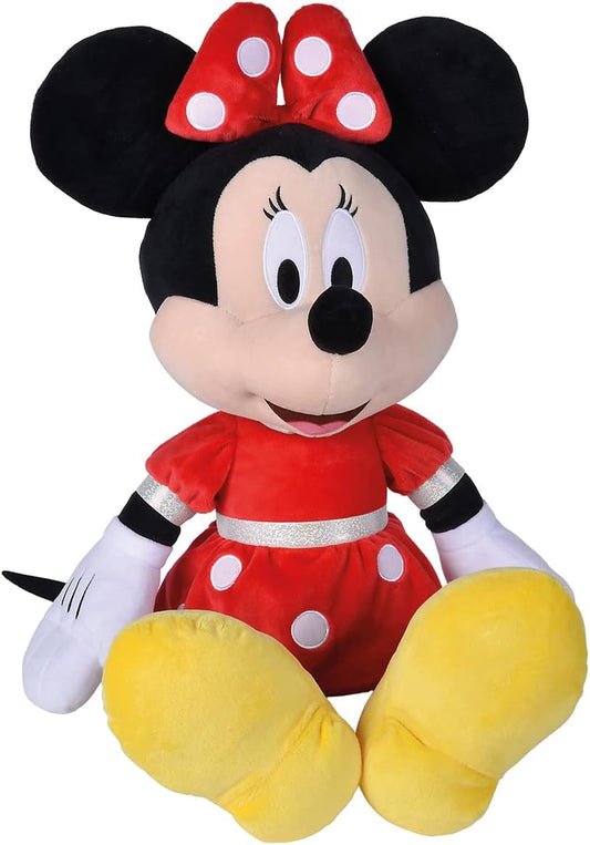 Disney Simba Peluche Minnie con Abito Rosso, 6315870232, 61 Cm, + 0 Mesi