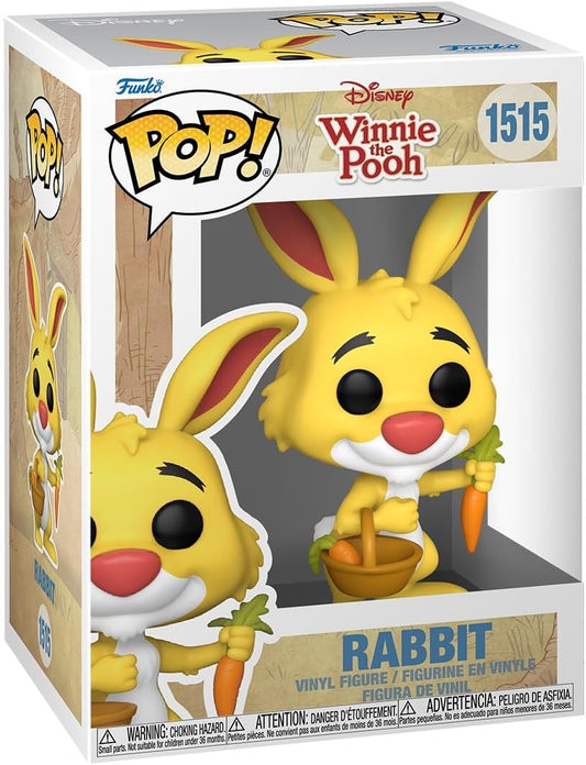 Funko Pop! Disney: WTP - Rabbit - Winnie The Pooh - Figura in Vinile da Collezione - Idea Regalo - Merchandising Ufficiale - Giocattoli per Bambini e Adulti - TV Fans - Figura per i Collezionisti