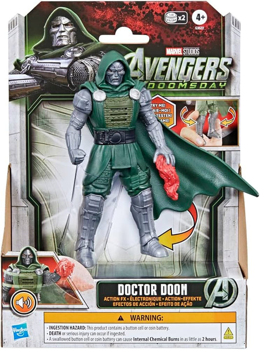 Hasbro Marvel Studios, Avengers: Doomsday, Dottor Destino Action FX, Action Figure Elettronica da 15,2 cm con Effetti sonori, Giocattoli di Supereroi per Bambini e Bambine, dai 4 Anni in su