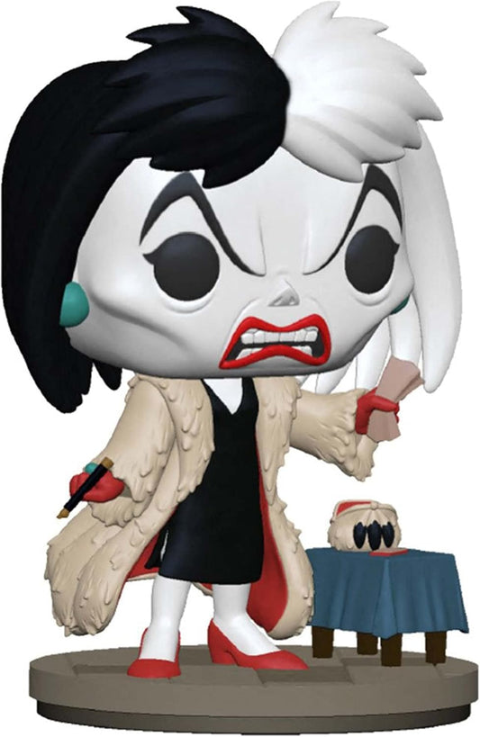 Funko Pop! Disney: Villains - Cruella De Vil - Disney Villains - Cattivi Disney - Figura in Vinile da Collezione - Idea Regalo - Merchandising Ufficiale - Giocattoli per Bambini e Adulti