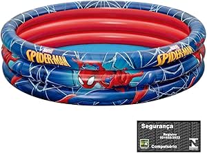 Bestway 98018-4 Piscinetta gioco per bambini Spider-Man, 2+ anni