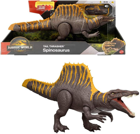 Mattel Animale giocattolo JCB56 JURASSIC WORLD REBIRTH Spinosaurus dop