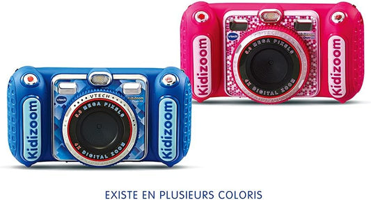 VTech Kidizoom Duo 5.0 Deluxe Digital Selfie Camera Lettore MP3 Cuffie, Blu