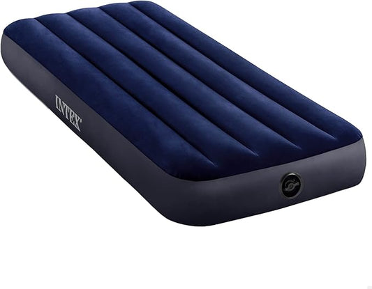 Materasso Gonfiabile Classic Downy Matrimoniale, PVC, Blu 99X191X25
