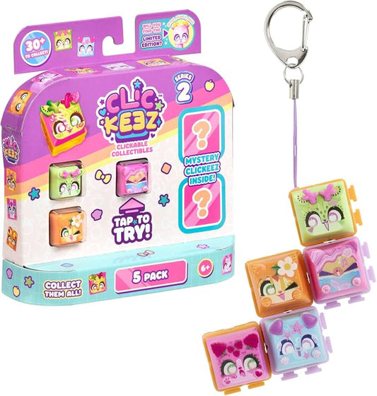 oliath - CLICKEEZ - Multipack Serie 2 - 5 Figure Kawaii da Cliccare 6+