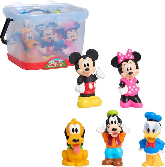 Disney Topolino Bath Caddy con 5 Personaggi per Il Bagnetto