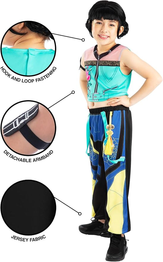 Rubies Official Netflix K-Pop Demon Hunters Zoey Child Costume, Kids Fancy Dress 6 ANNI