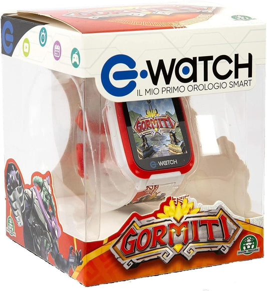 Giochi Preziosi E-Watch - Gormiti, playwatch per bambini, orologio con tante funzioni per portare sempre con te i tuoi eroi, per bambini a partire dai 4 anni, EWG00000