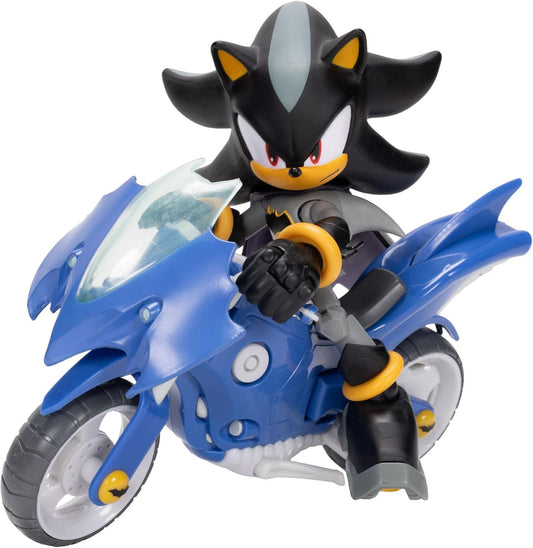 DC x Sonic Shadow nei panni di Batman con Batcycle