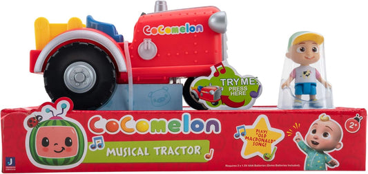 CoComelon CMW0038 - Trattore con Suono e Statuetta JJ Esclusiva per Bambini dai 2 Anni in su