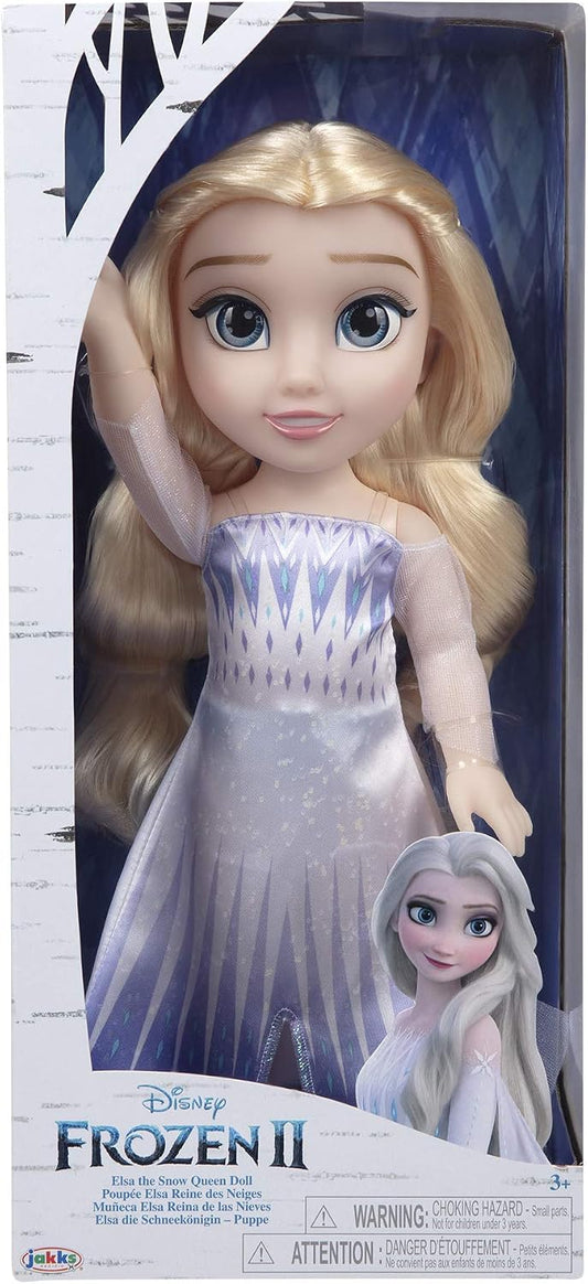Frozen 2 – bambola Elsa Snow Queen 38 cm, estremamente dettagliata, indossa abiti da sogno ispirati al film ed è dotata di occhi scintillanti