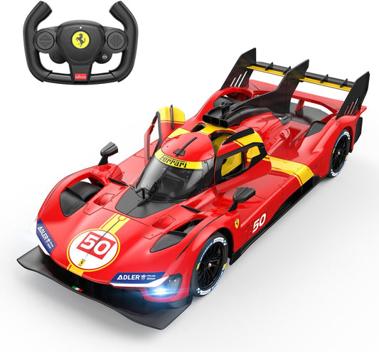 RASTAR RC Cars 1/14 Ferrari 499P Le Mans Hypercar Telecomando Auto Sportiva, Ferrari Toy Car per Bambini, 2.4G
