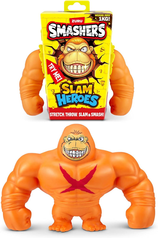 Smashers SLAM Heroes di ZURU, gorilla giocattolo allungabile per bambini