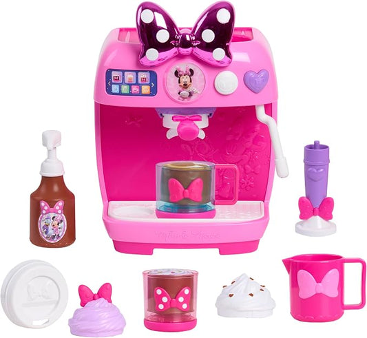 Disney Jr. Minnie Rise & Shine Bowrista Set, Macchina Espresso Giocattolo