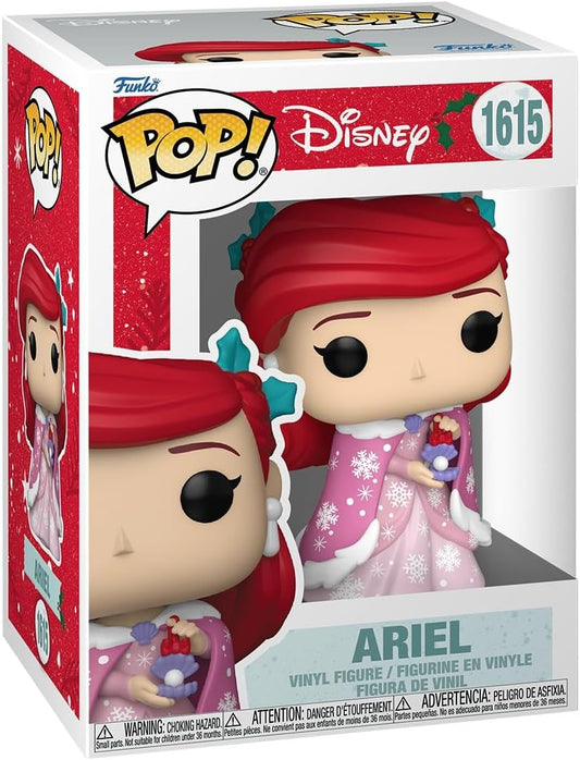 Funko Pop! Disney: Princess Holiday - Ariel - Disney Princesses - Principesse - Figura in Vinile da Collezione - Idea Regalo - Merchandising Ufficiale - Giocattoli per Bambini e Adulti