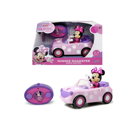Jada radiocomando minnie rosa, misura 19 cm, 1 canale, 2,4 ghz