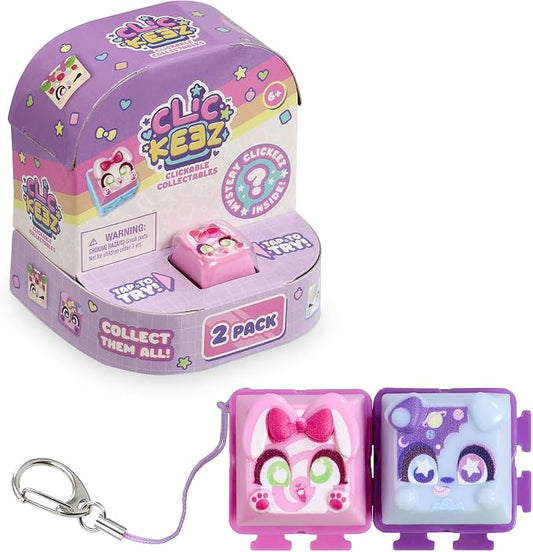 Clickeez Confezione Doppia - Serie 3 (Bubble Pops) | Include 2 tastiere da Collezione cliccabili! |