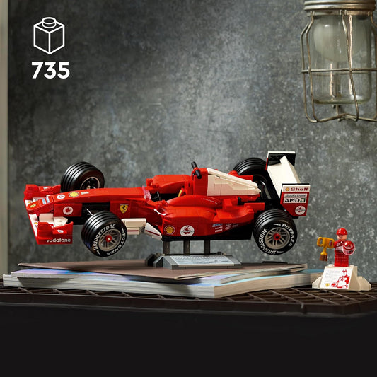 LEGO Icons Ferrari F2004 e Michael Schumacher