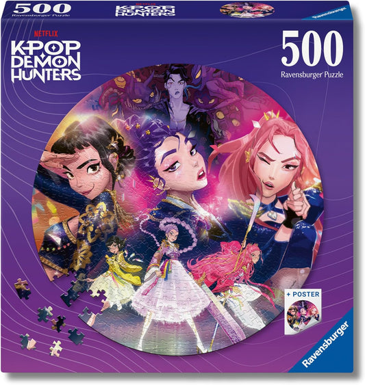 Ravensburger Puzzle 500 Pezzi KPop Demon Hunters