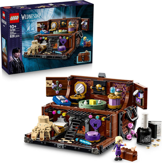 LEGO Wednesday Appartamento di Mano - Giocattolo da Esposizione con Mini Bambolina di Enid, Figura di Mano e Accessori - Regalo per Bambine e Bambini Fan della Serie TV da 10 Anni in su - 76785