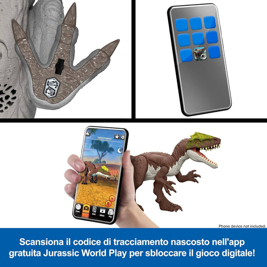 Mattel Jurassic World La Rinascita Baryonyx Ruggito Selvaggio