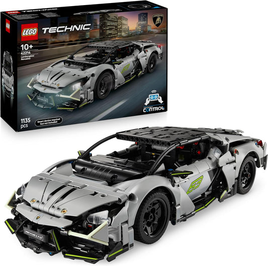LEGO Technic Super Sports Car Lamborghini Revuelto - Macchina Giocattolo - Modello di Auto Telecomandata con Luci, Sterzo e Batteria Ricaricabile - Regalo per Bambini da 10 Anni in su - 42214