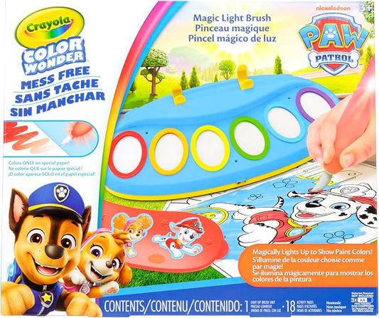 CRAYOLA Color Wonder Pennello Magico Luminoso Paw Patrol,