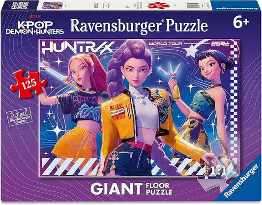 Puzzle K-Pop Demon Hunters Giant Floor, 125 Pezzi, 6+ Anni