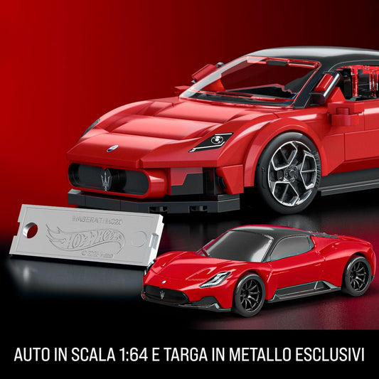 Mattel Brick Shop Hot Wheels - Maserati MC20 Serie Speed