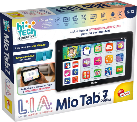Lisciani Giochi - Hi Tech Educativo L.I.A. Mio Tab 7", 114214