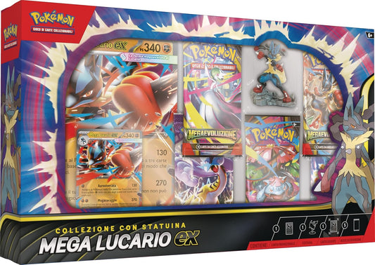 Pokémon: collezione con statuina Mega Lucario-ex