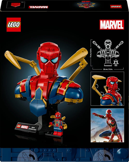 LEGO | Marvel Busto di Iron Spider-Man