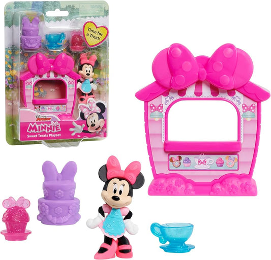 Mini set da gioco con accessori di Minni Disney Junior, 4 pezzi, giochi di finzione, giocattoli per bambini dai 3 anni