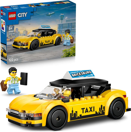 LEGO City Yellow Taxi Cab Toy