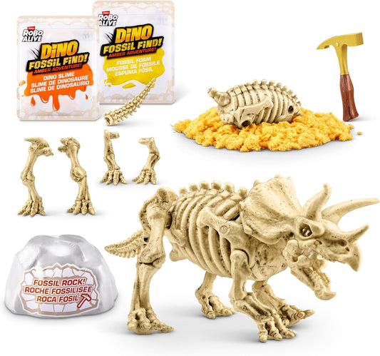 ROBO ALIVE Fossil Find Amber Adventure di ZURU