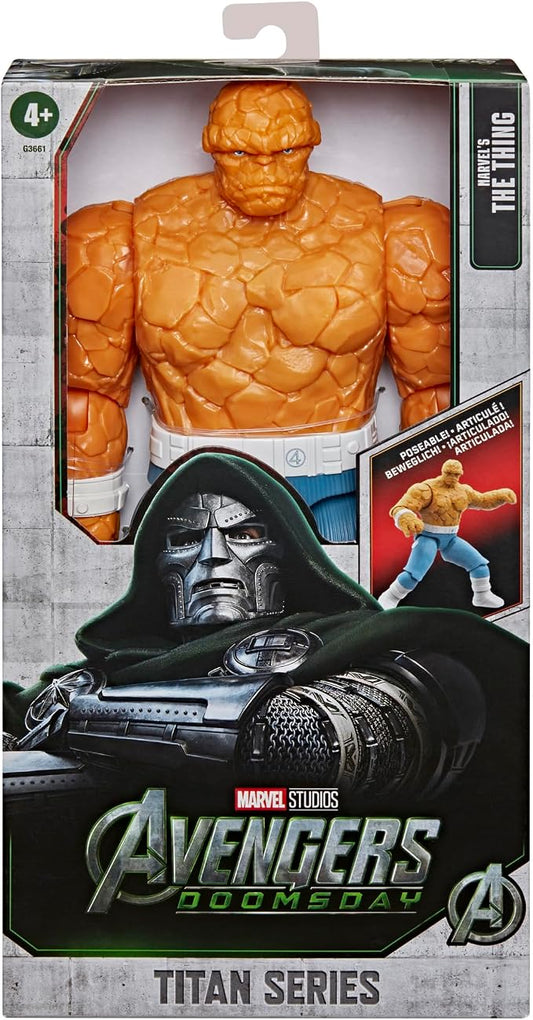 asbro Marvel Studios Avengers: Doomsday, Titan Series, Action Figure Marvel della Cosa da 29,2 cm, Giocattoli e Action Figure di Supereroi per Bambini e Bambine, dai 4 Anni in su
