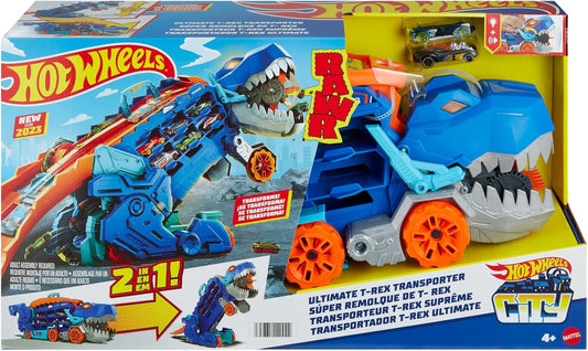 Hot Wheels City 'Let's Race' Netflix - Mega Dino Trasportatore