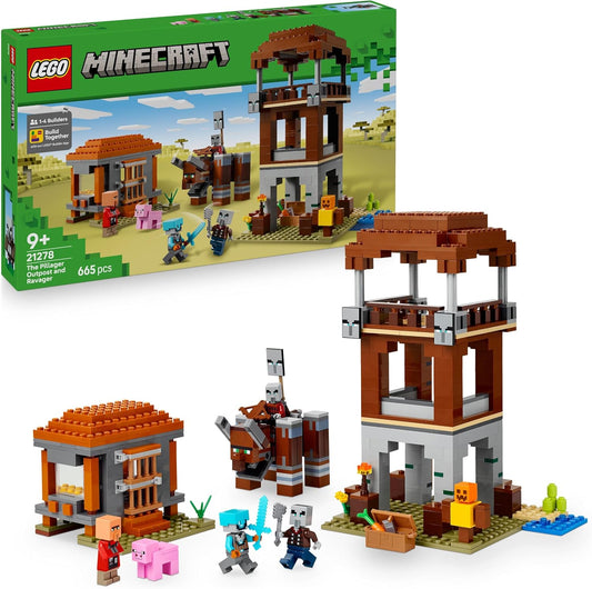 LEGO Minecraft L’Avamposto del Saccheggiatore e Predone