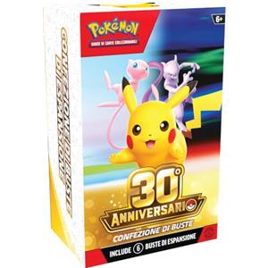 Pokémon Gioco di Carte Collezionabili Bundle 30° Anniversario Edizione Italiana 6 buste