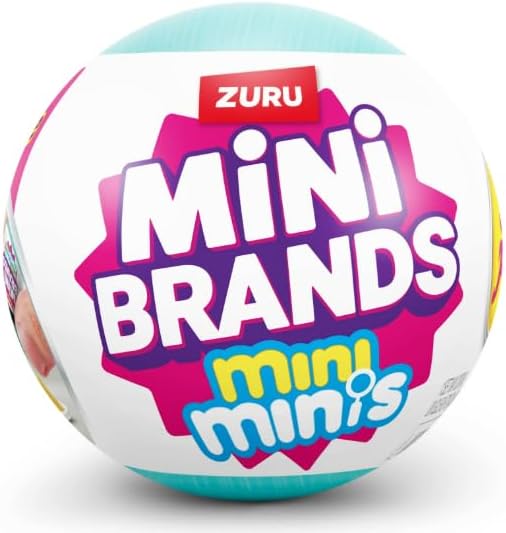 ZURU Mini Brands Mini Minis, miniature da collezione cucina e cibo, collezione Frigorifero Completa - Sfera singola