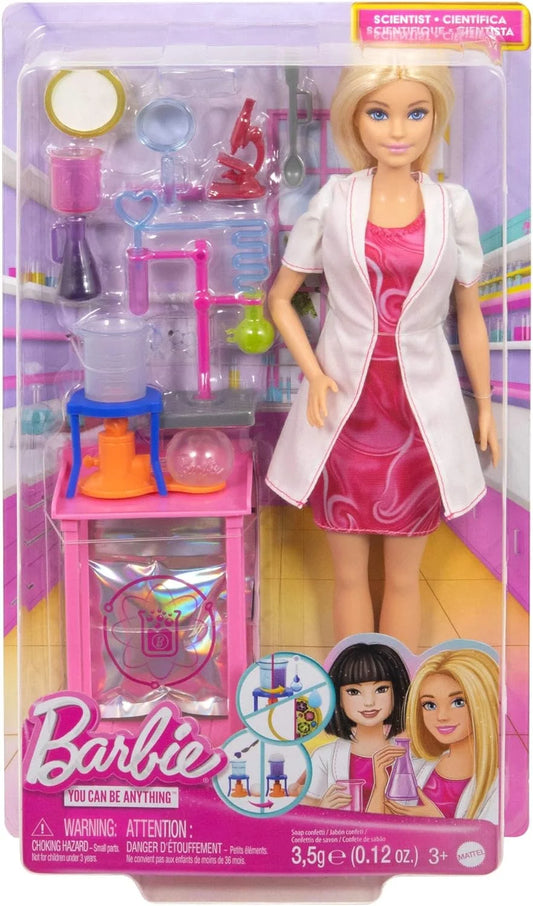 Barbie Carriere Scienziata con Laboratorio e Accessori