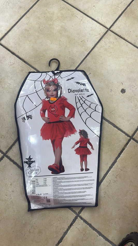HALLOWEEN DIAVOLETTA 4 ANNI